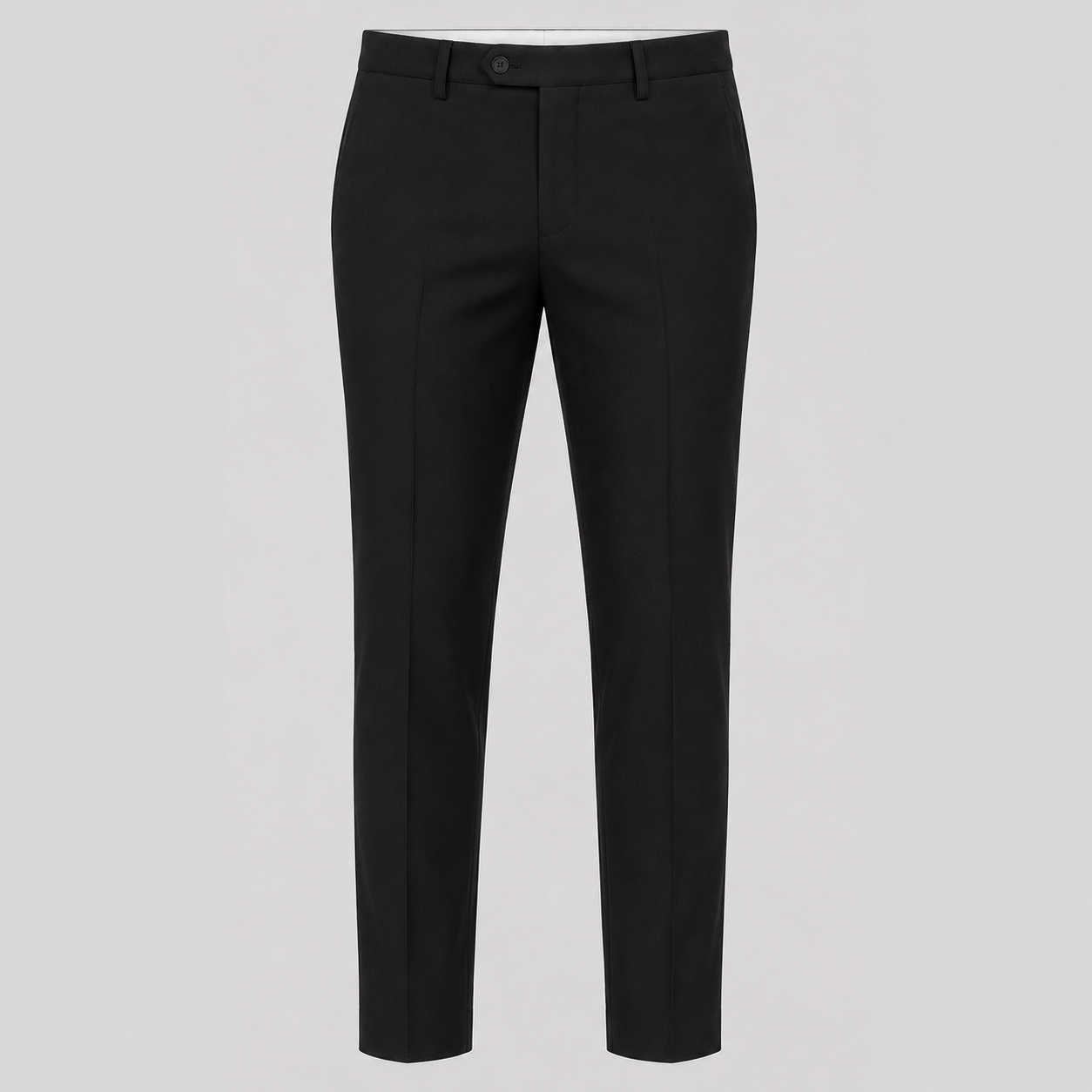 Black Tapered Formal Trousers