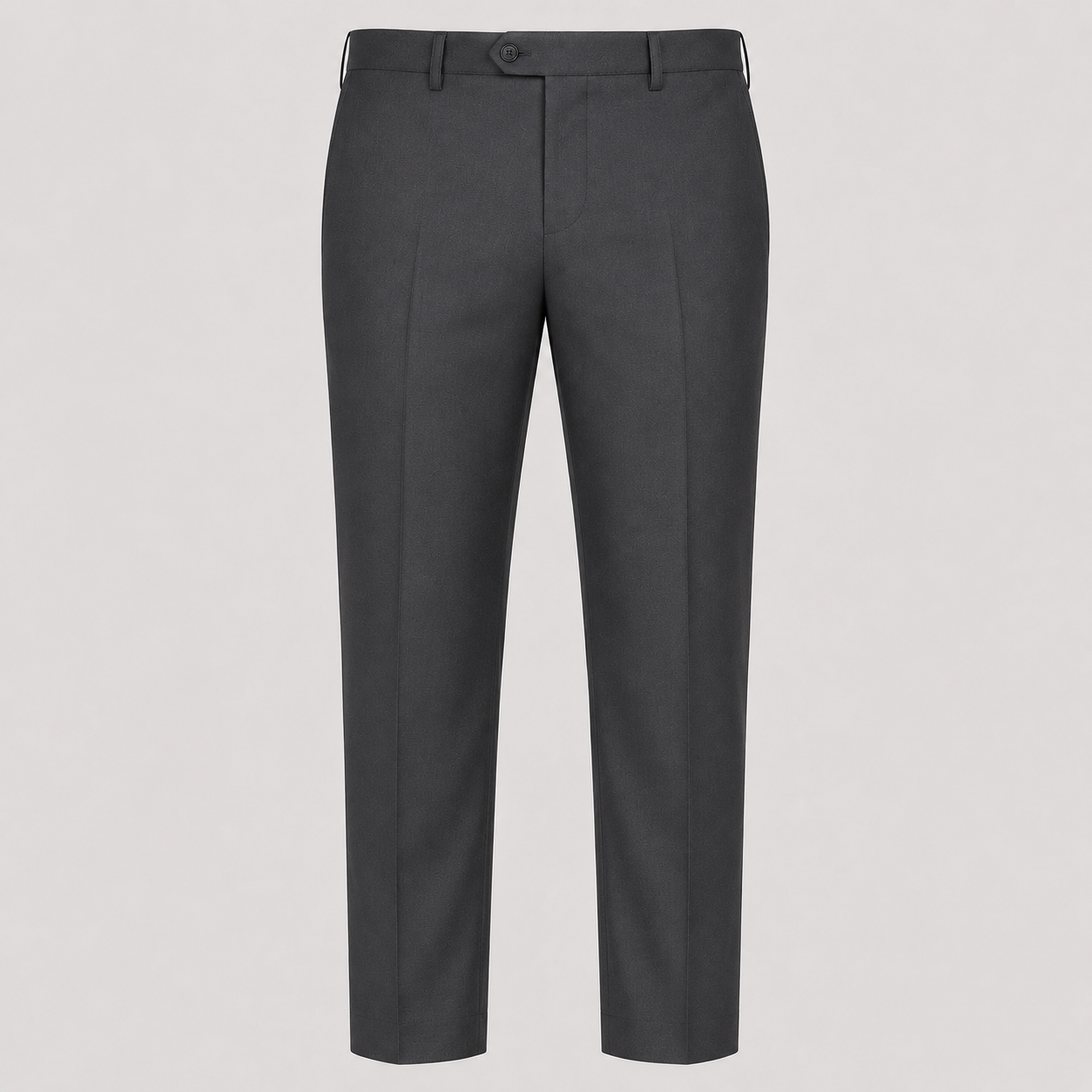 Dark Grey Regular Fit Formal Trousers