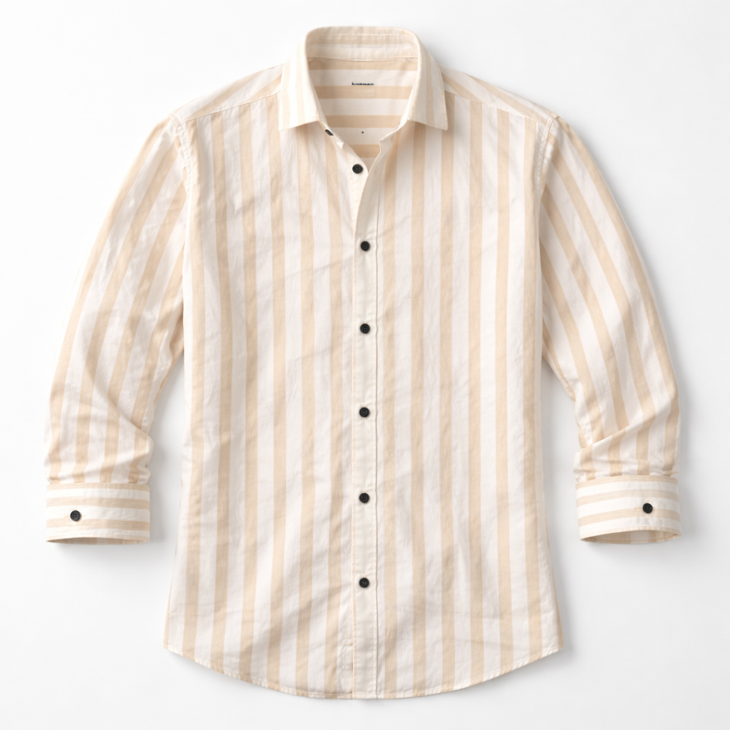 Stripped Light Pink Shirt