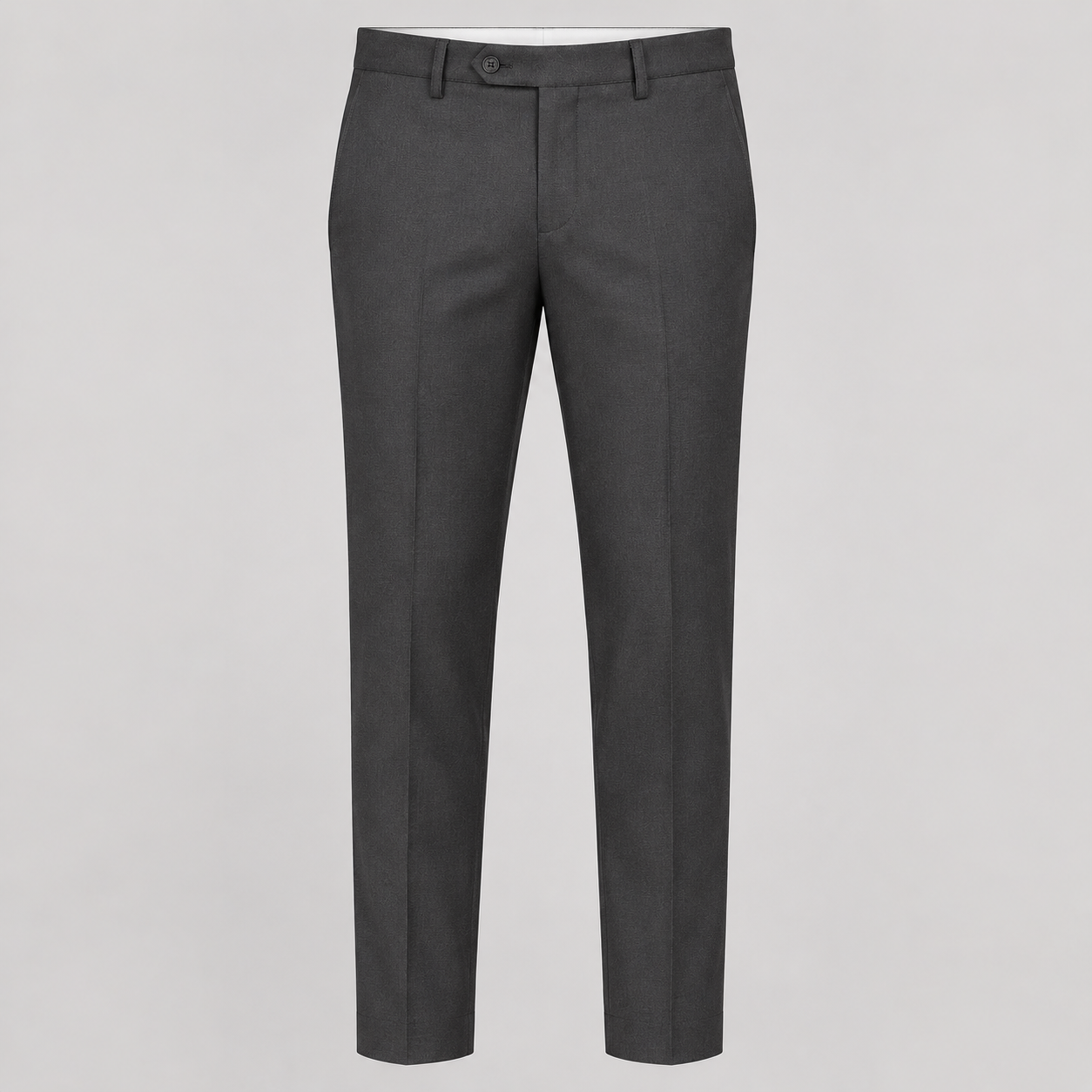 Charcoal Grey Slim Fit Formal Trousers