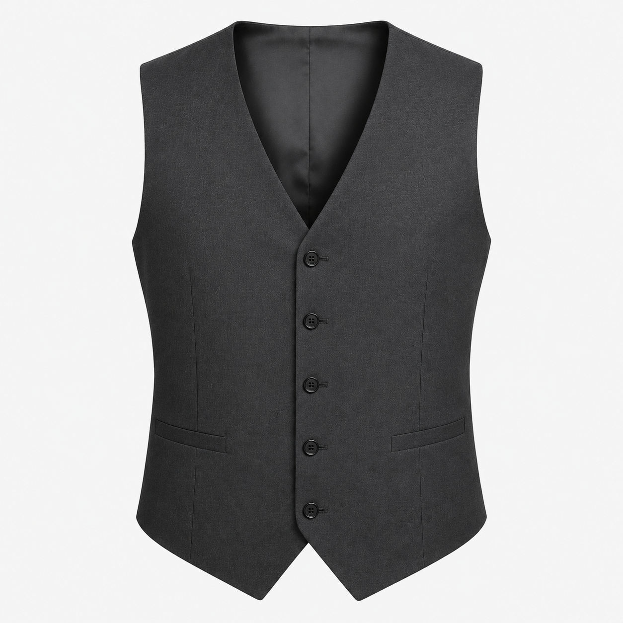 Charcoal Grey Tailored Waistcoat
