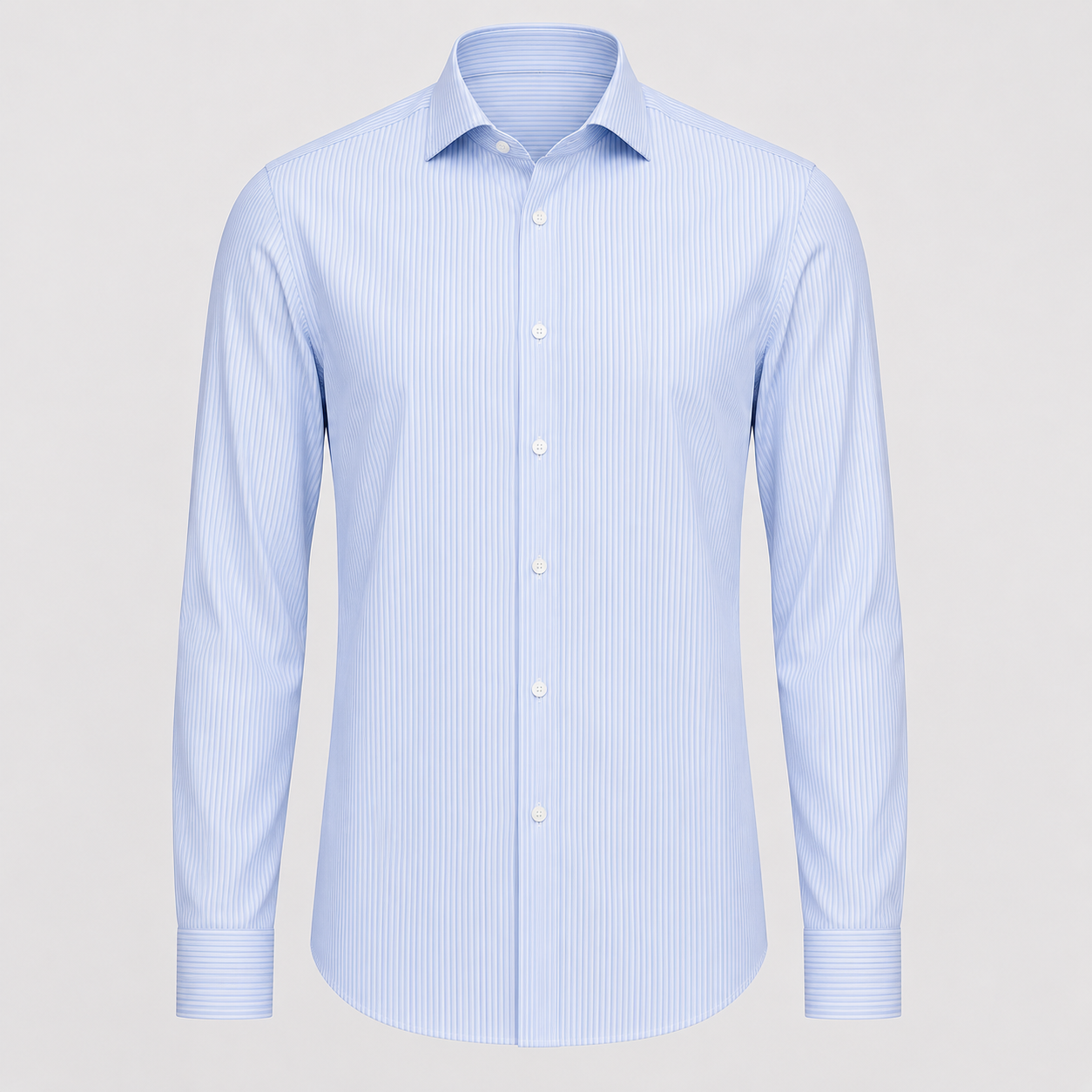 Light Blue Pinstripe Formal Shirt
