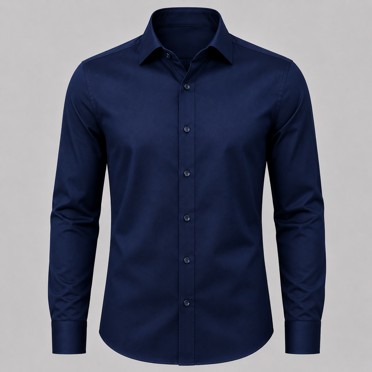 Navy Blue Twill Formal Shirt